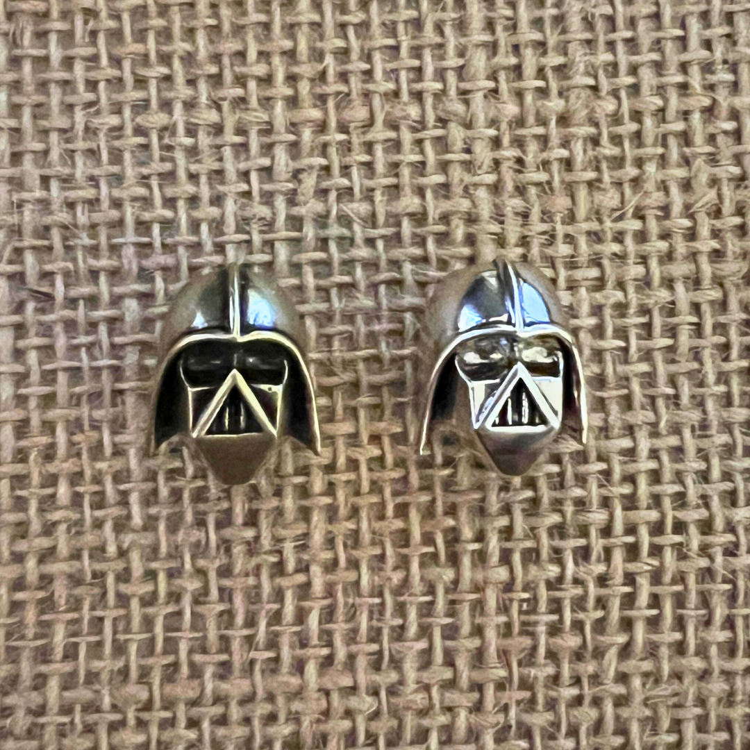 Antique Darth Vader Beads, Beads for Paracord Lanyards, EDC Beads