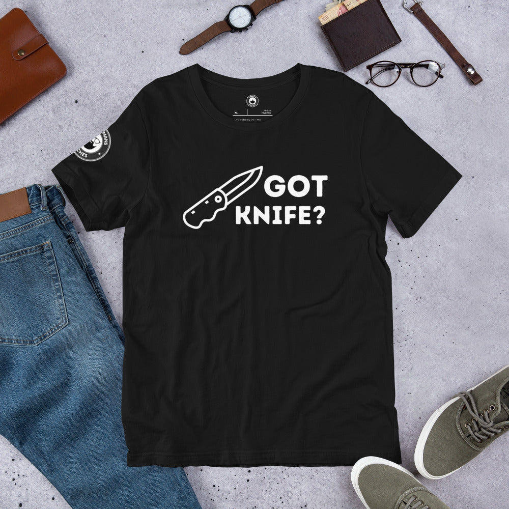 Premium GOT KNIFE? Graphic Unisex Tee - Perfect for Knife Enthusiasts